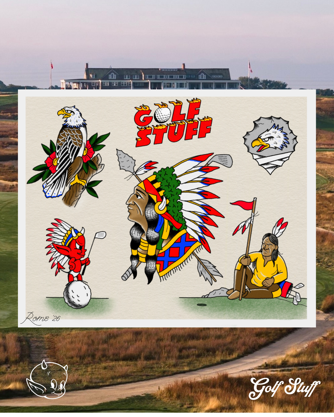 Golf Stuff - Shinnecock Flash Sheet - *Preorder