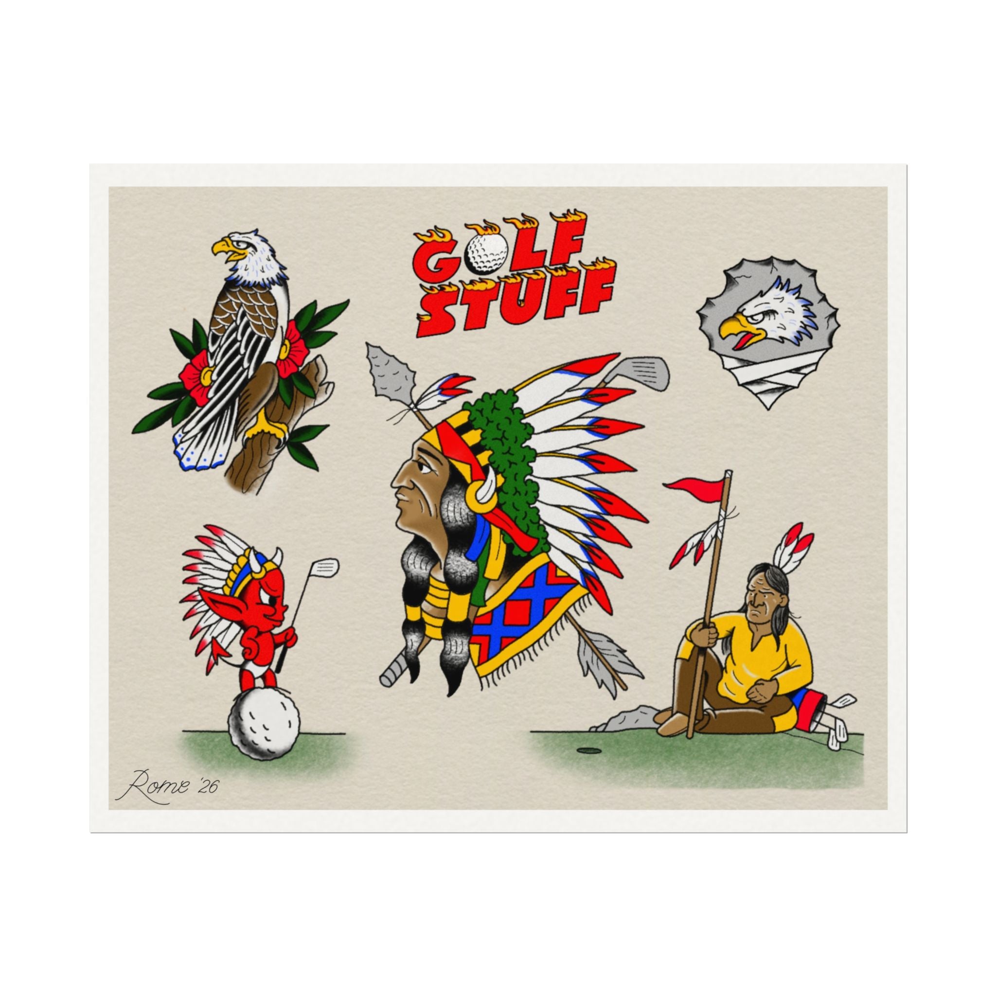 Golf Stuff - Shinnecock Flash Sheet - *Preorder